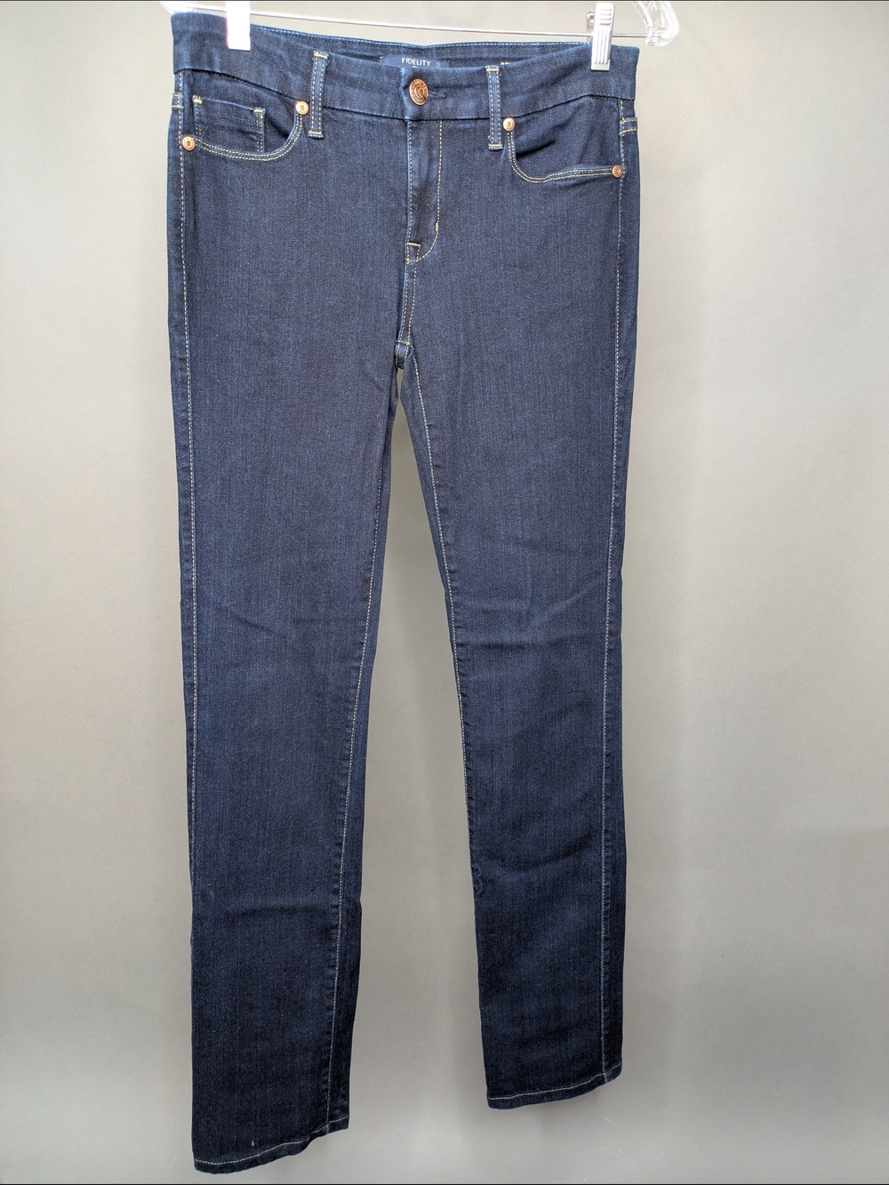 Fidelity Slim Dark Indigo Skinny Jeans